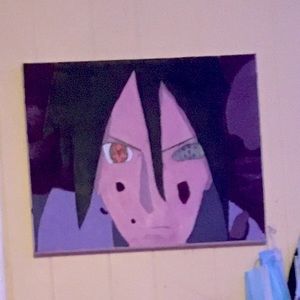 Naruto Sasuke the last painting done by me